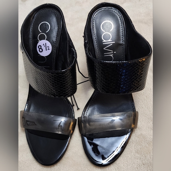 CALVIN KLEIN high Heels in color black,  US 8.5,  NEW - Picture 2 of 10